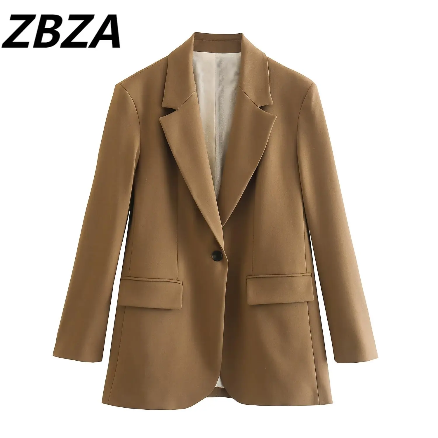 ZBZA Women 2023 spring New Fashion Button ornament loose casual Blazer Coat Vintage Long Sleeve Female Outerwear Chic Femme
ZBZA Women 2023 spring New Fashion Button ornament loose casual Blazer Coat Vintage Long Sleeve Female Outerwear Chic Femme