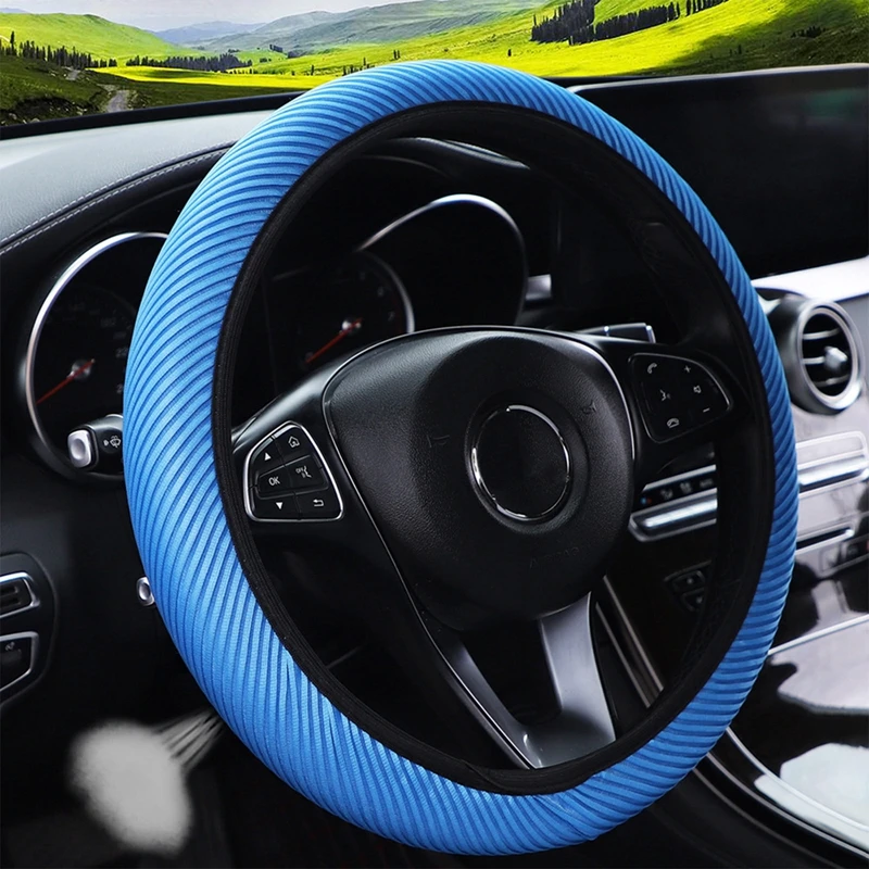 Car Steering Wheel Cover Texture Soft Auto Decoration DIY Covers Wear-Resistant Anti-Slip Interior Protector Car Accessories
Car Steering Wheel Cover Texture Soft Auto Decoration DIY Covers Wear-Resistant Anti-Slip Interior Protector Car Accessories