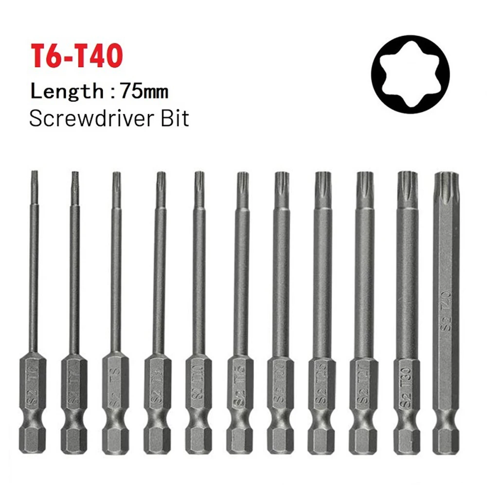 1pc Torx Screwdriver Bit 1/4 Inch Hex Shank Magnetic Screwdrivers Alloy Steel Screw Drivers Drill Bit Hand Tools Solid Screw
1pc Torx Screwdriver Bit 1/4 Inch Hex Shank Magnetic Screwdrivers Alloy Steel Screw Drivers Drill Bit Hand Tools Solid Screw