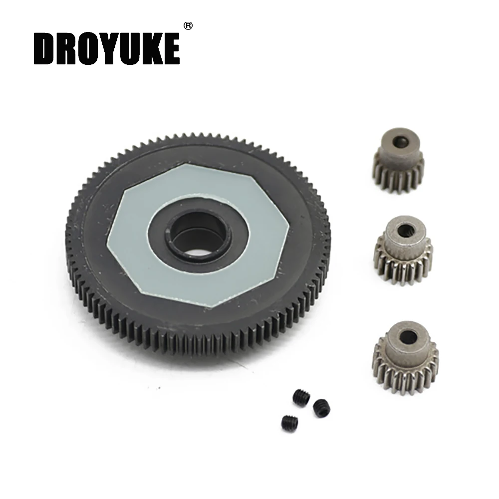 New 91T Spur Gear with 17T/19T/27T Pinions Gear Set for Arrma 1/10 Granite Senton Big Rock Vorteks Typhoon Upgrade Parts
New 91T Spur Gear with 17T/19T/27T Pinions Gear Set for Arrma 1/10 Granite Senton Big Rock Vorteks Typhoon Upgrade Parts