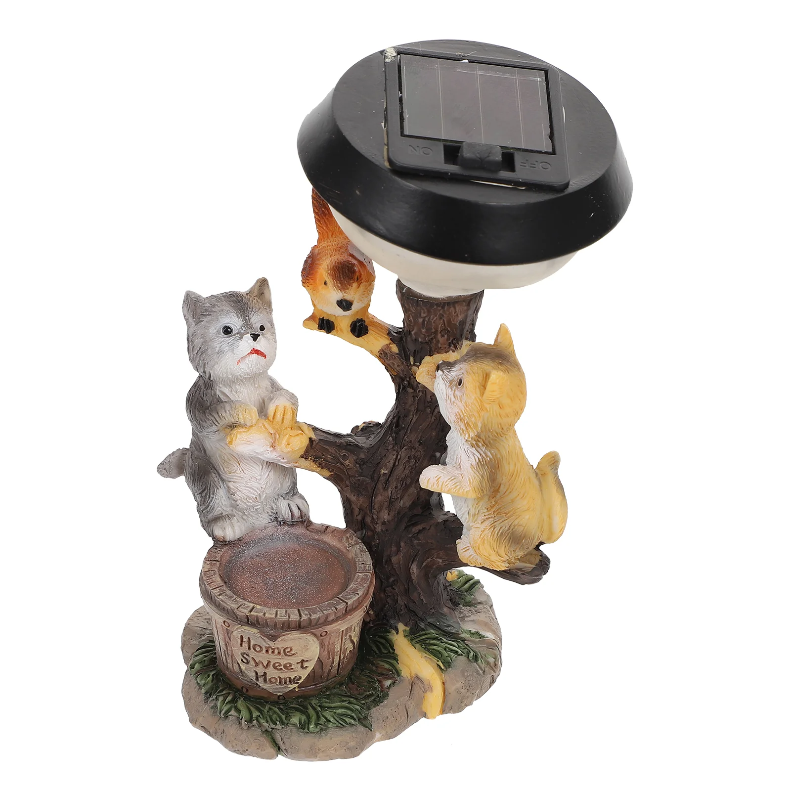 Искусственное животное, статуя, освещение, украшение для улицы, сад, кот светильник, Декор 
Искусственное животное, статуя, освещение, украшение для улицы, сад, кот светильник, Декор