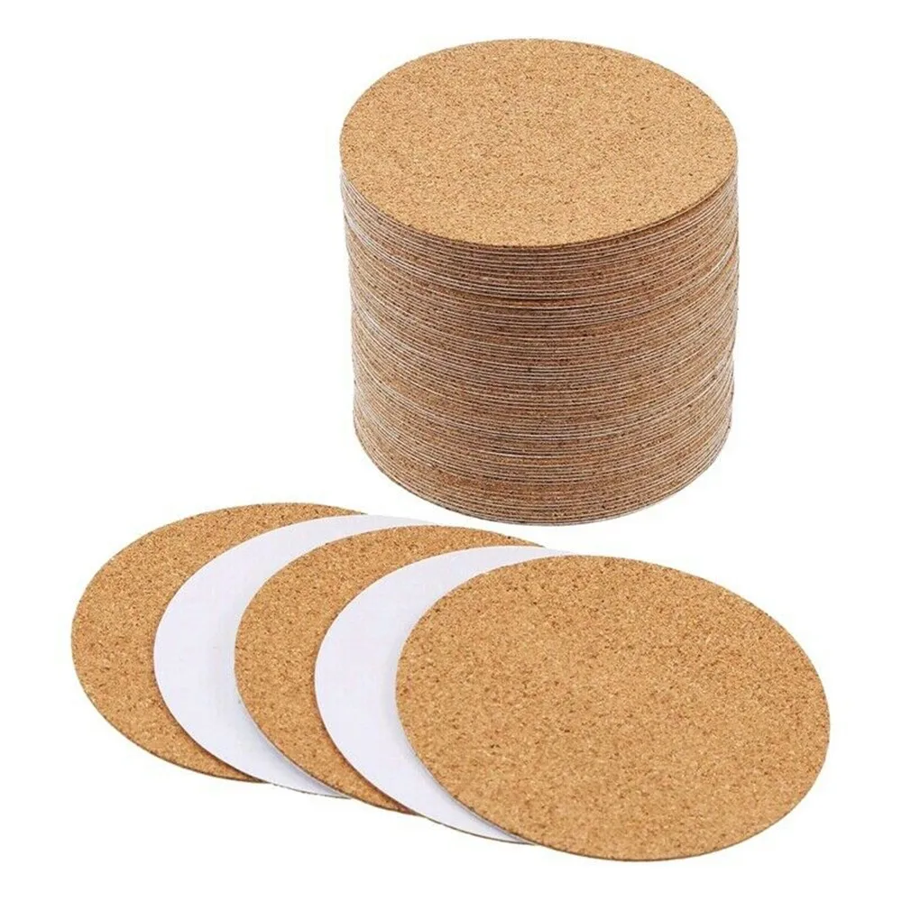 60 PCs Soft Wood Self-Adhesive Cork Coasters Cork Mats Cork Backing Sheets For Coasters DIY Desktop Decoration Kitchen Tools
60 PCs Soft Wood Self-Adhesive Cork Coasters Cork Mats Cork Backing Sheets For Coasters DIY Desktop Decoration Kitchen Tools