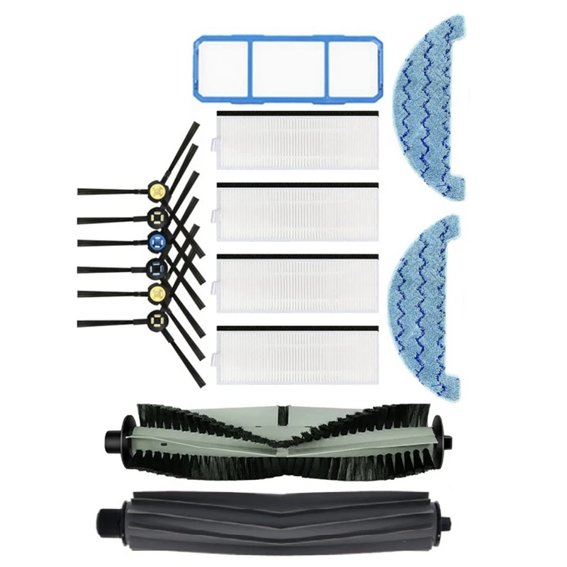 Сменные аксессуары для робота-пылесоса Ilife A7 A9S X785 X750 X800, насадка на швабру, фильтр НЕРА, основная и боковая щетки, 15 шт. 
Сменные аксессуары для робота-пылесоса Ilife A7 A9S X785 X750 X800, насадка на швабру, фильтр НЕРА, основная и боковая щетки, 15 шт.