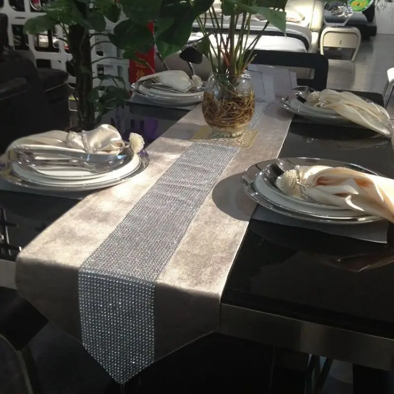 Table Runner Tablecloth Mimic Diamond Pattern Stripe Grey White Purple Table Decoration Cloth Wedding Restaurant Home Party
Table Runner Tablecloth Mimic Diamond Pattern Stripe Grey White Purple Table Decoration Cloth Wedding Restaurant Home Party