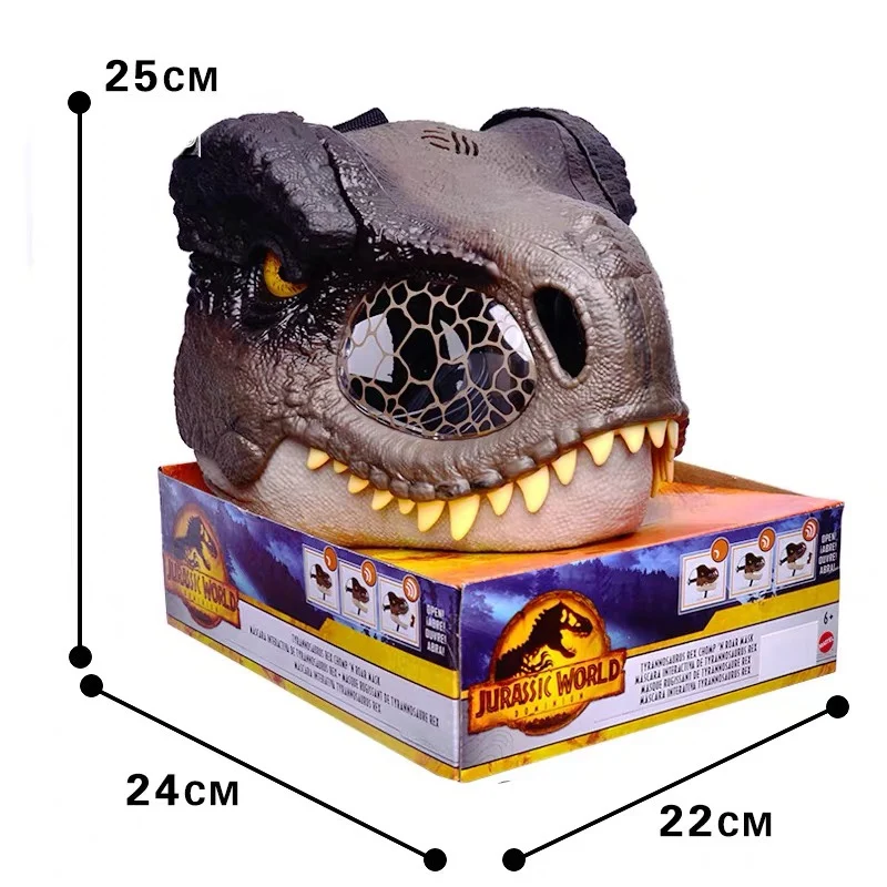 Jurassic World Mattel GWD71 Dominance Dinosaur Tyrannosaurus Rex Chews Mask Helmet Toys For Boy Sound Effects Action Figures
Jurassic World Mattel GWD71 Dominance Dinosaur Tyrannosaurus Rex Chews Mask Helmet Toys For Boy Sound Effects Action Figures