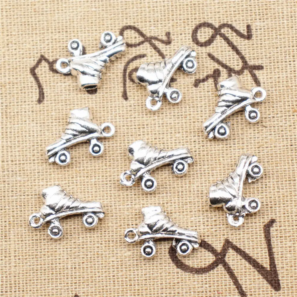 Skates Charms Wholesale Woman Pendant Craft Diy 13X18mm Antique Silver Color 5 Pieces
Skates Charms Wholesale Woman Pendant Craft Diy 13X18mm Antique Silver Color 5 Pieces