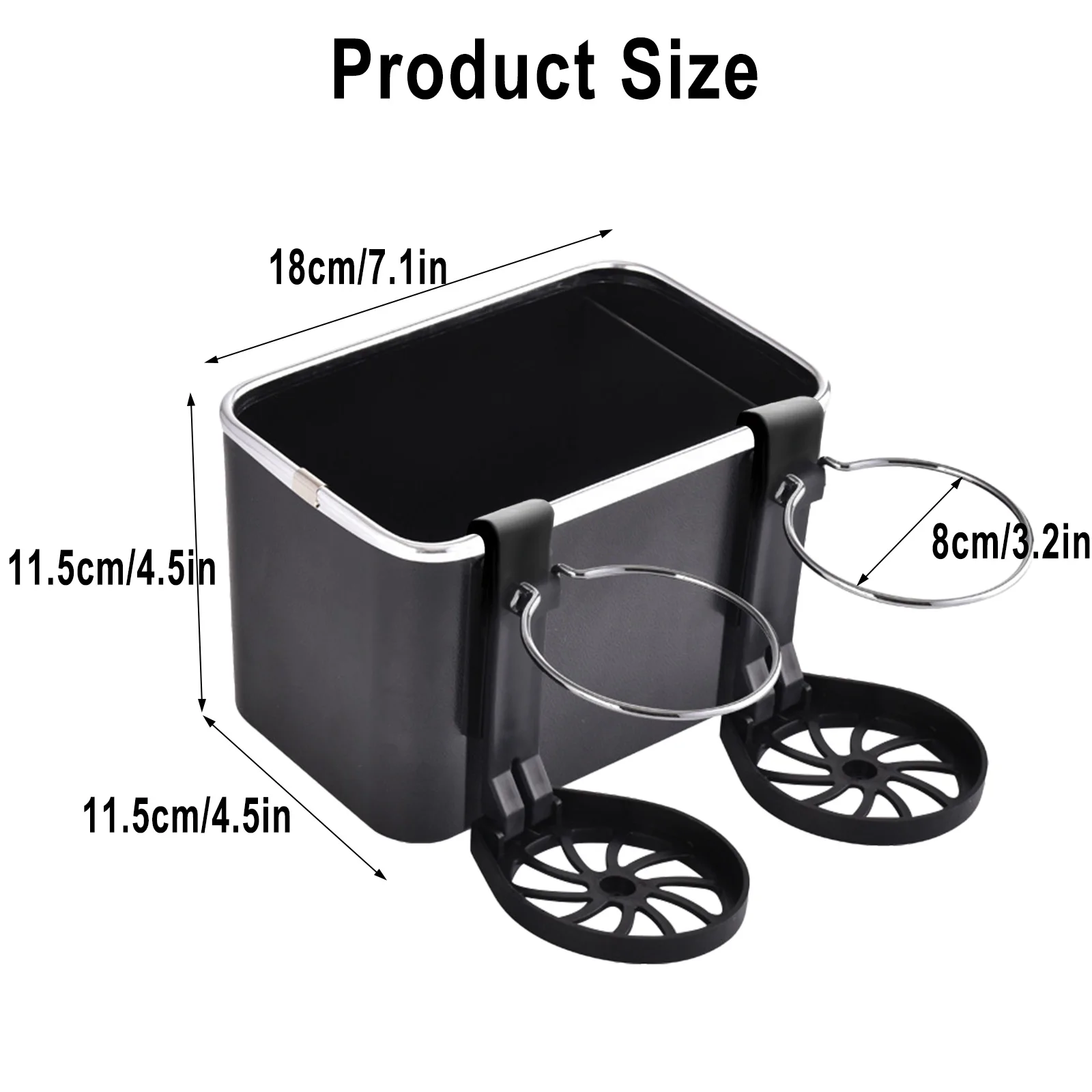 Storage Holder Car Cup Holder Three Cup Holder Water Cup 7.08*4.52*4.52 Inches Car Double Cup Holder Holder Storage Box
Storage Holder Car Cup Holder Three Cup Holder Water Cup 7.08*4.52*4.52 Inches Car Double Cup Holder Holder Storage Box