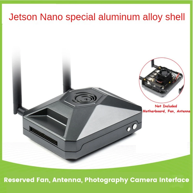 Чехол из алюминиевого сплава для Jetson Nano, набор разработчиков B01, 4 Гб, корпус для рассеивания тепла с адаптером GPIO
Чехол из алюминиевого сплава для Jetson Nano, набор разработчиков B01, 4 Гб, корпус для рассеивания тепла с адаптером GPIO