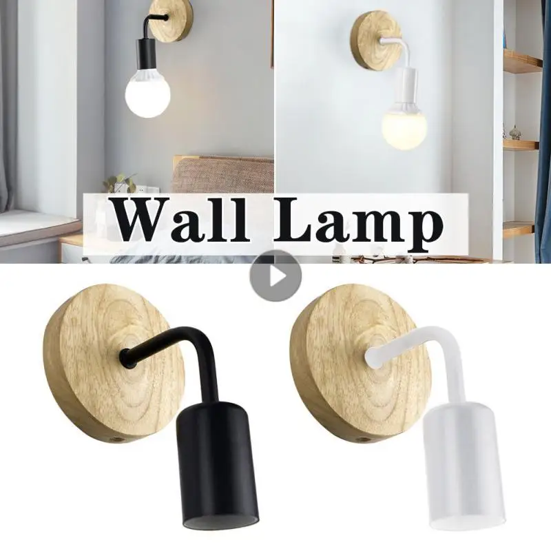 Wooden LED Wall Lamp Stand Vintage Sconce Wall Lights Fixture E27 220V Bedside Nordic Retro Design Lamp Industrial Decor Light
Wooden LED Wall Lamp Stand Vintage Sconce Wall Lights Fixture E27 220V Bedside Nordic Retro Design Lamp Industrial Decor Light