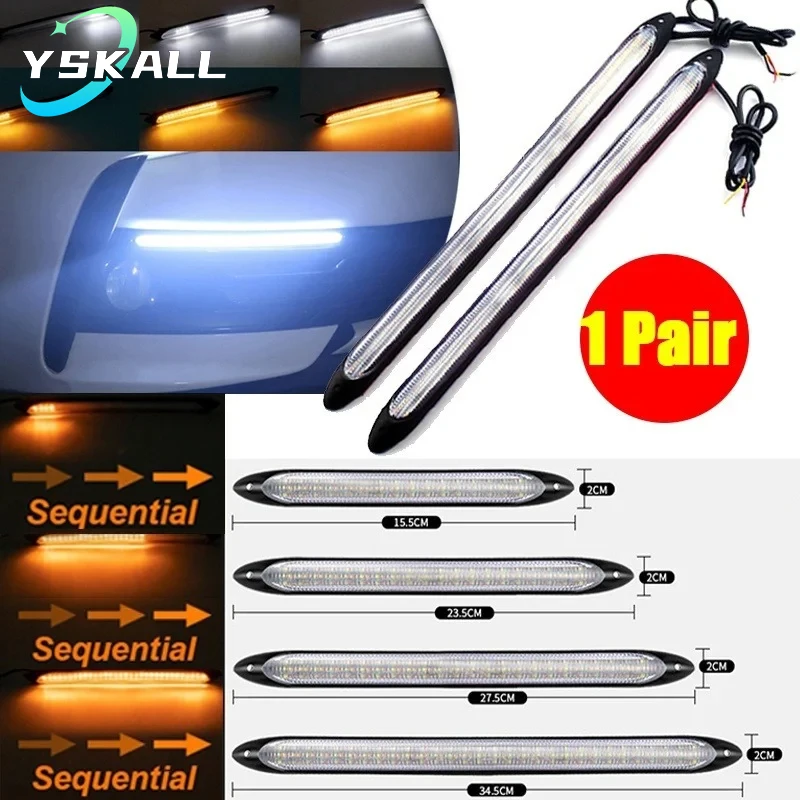 2 шт., светодиодные водонепроницаемые ленты для передних фар, 12 В
2 шт., светодиодные водонепроницаемые ленты для передних фар, 12 В