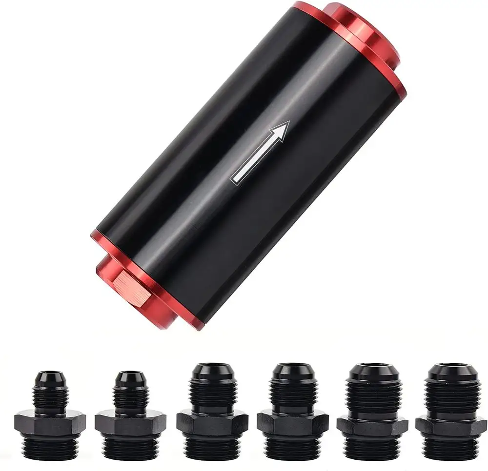 1 Set Car Oil Inline Fuel Filter element Aluminum Alloy Universal 50mm Oil Filter Element AN6 AN8 AN10 Auto Parts
1 Set Car Oil Inline Fuel Filter element Aluminum Alloy Universal 50mm Oil Filter Element AN6 AN8 AN10 Auto Parts