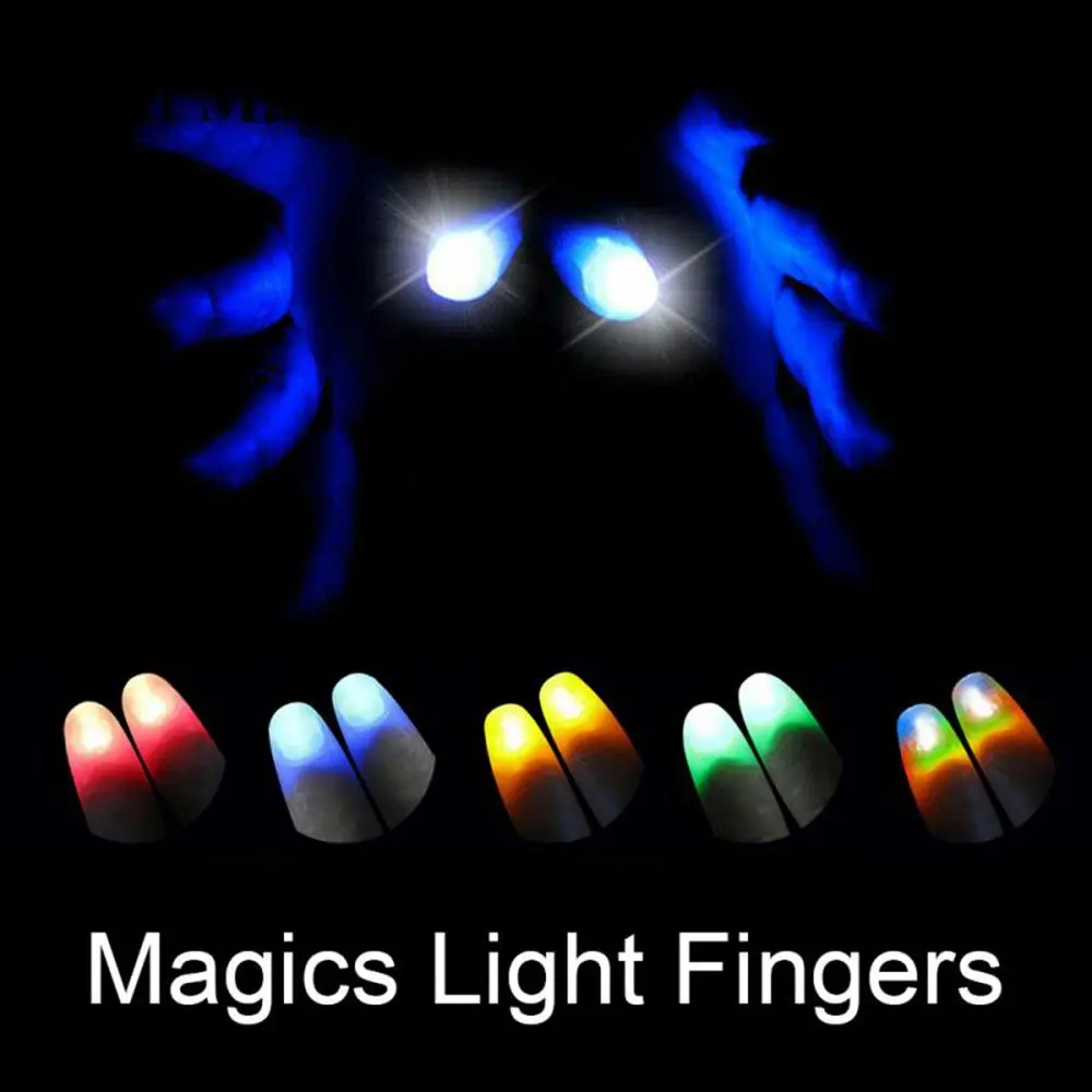 Magic Super Electronic LED Light Flashing Fingers Magic Trick Props Kids Amazing Glow Toys Children Luminous Decor Gifts
Magic Super Electronic LED Light Flashing Fingers Magic Trick Props Kids Amazing Glow Toys Children Luminous Decor Gifts