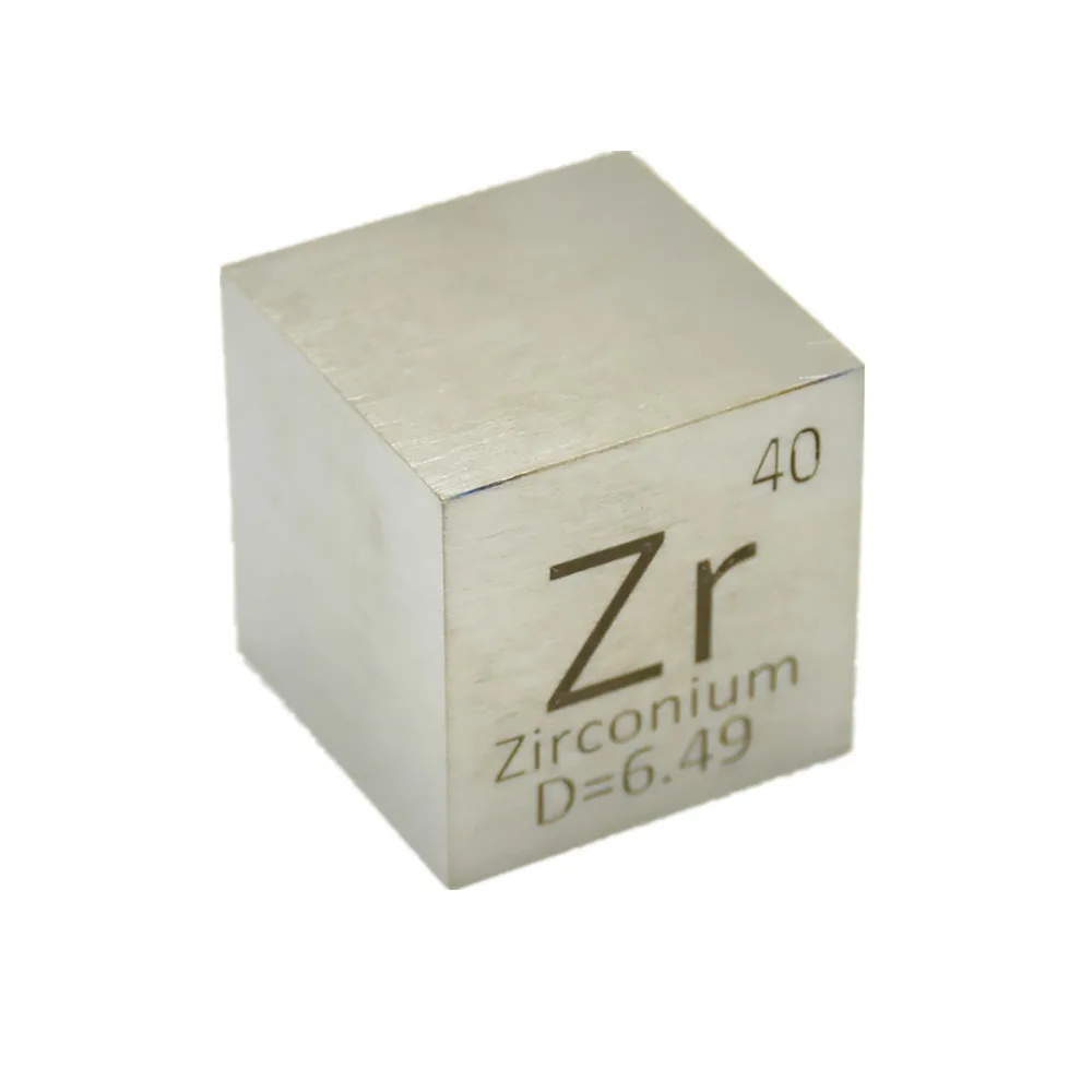 

Zirconium Metal 1 Inch 25.4mm Density Cube 99.5% Pure for Element Collection