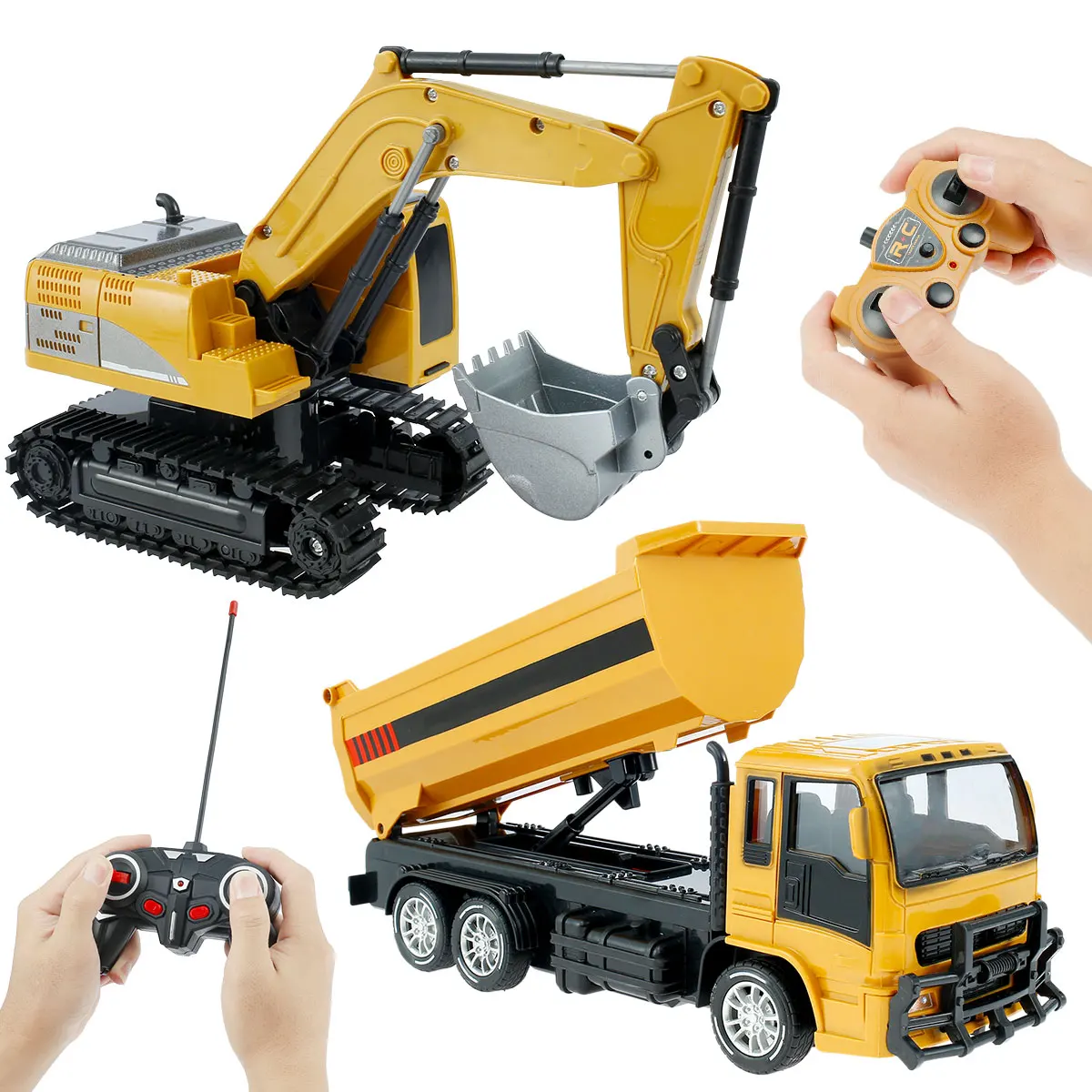 RC Engineering Truck Remote Control Construction Vehicles Super Power Dump Car Excavator Toys Gifts Electric Loader RC Car
RC Engineering Truck Remote Control Construction Vehicles Super Power Dump Car Excavator Toys Gifts Electric Loader RC Car