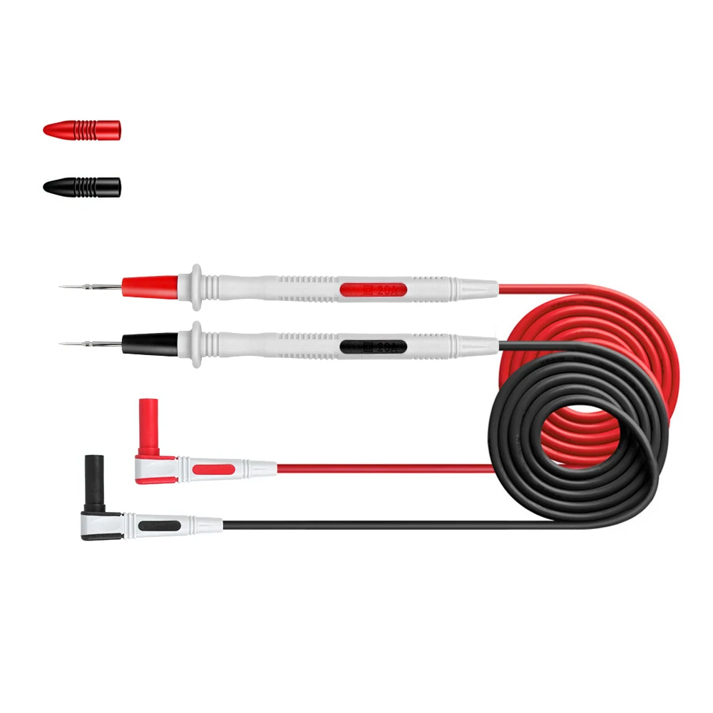 Multi Meter Voltmeter Tester Kit Non-slip handle Silicone Wires Probes Probe Test Needle 20A 1000V Multimeter Test Leads
Multi Meter Voltmeter Tester Kit Non-slip handle Silicone Wires Probes Probe Test Needle 20A 1000V Multimeter Test Leads
