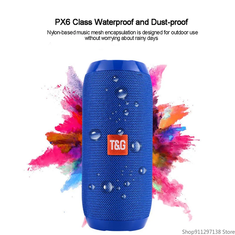TG117 Outdoor Wireless Bluetooth Speaker Card Audio Mini Subwoofer Mobile Phone Small Audio
TG117 Outdoor Wireless Bluetooth Speaker Card Audio Mini Subwoofer Mobile Phone Small Audio