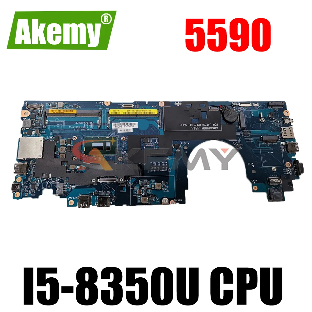 Akemy DDM80 LA-F411P I5-8350U FOR Dell Latitude 5590 Laptop Motherboard CN-00F8R6 0F8R6 Mainboard 100%tested
Akemy DDM80 LA-F411P I5-8350U FOR Dell Latitude 5590 Laptop Motherboard CN-00F8R6 0F8R6 Mainboard 100%tested