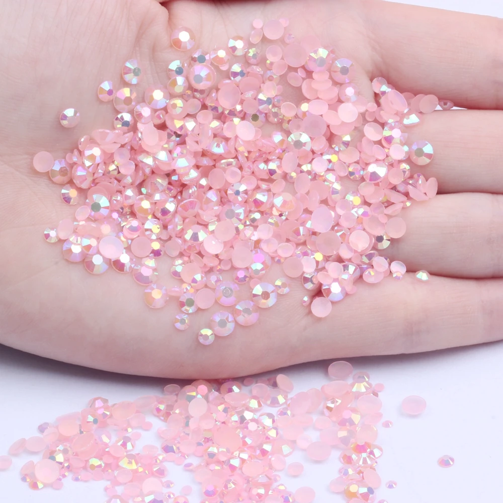 Resin Rhinestones Non Hotfix 2mm-6mm Light Pink AB 10000pcs-50000pcs Glue On Beads For Nails Art Backpack DIY Decoration
Resin Rhinestones Non Hotfix 2mm-6mm Light Pink AB 10000pcs-50000pcs Glue On Beads For Nails Art Backpack DIY Decoration