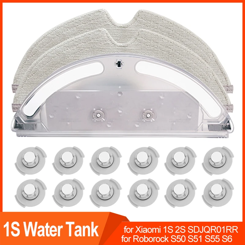 Mop Cloths Pad Filter Water Tank for Xiaomi 1S SDJQR01RR for Roborock S50 S51 S55 S6 Robot Vacuum Cleaner Accessories
Mop Cloths Pad Filter Water Tank for Xiaomi 1S SDJQR01RR for Roborock S50 S51 S55 S6 Robot Vacuum Cleaner Accessories
