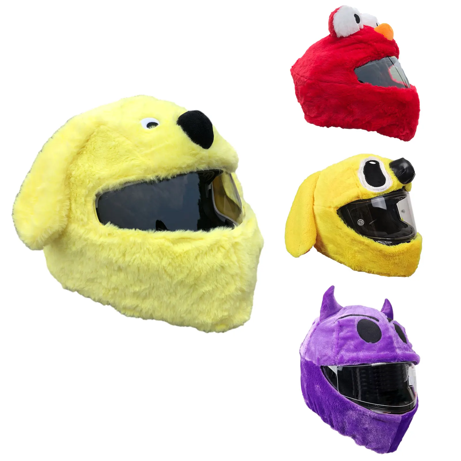Motorcycle Helmet Covers Funny Cartoon Plush Helmet Protective Cover Helmet Full Face Covers for Personalized Helmets Party Favo
Motorcycle Helmet Covers Funny Cartoon Plush Helmet Protective Cover Helmet Full Face Covers for Personalized Helmets Party Favo