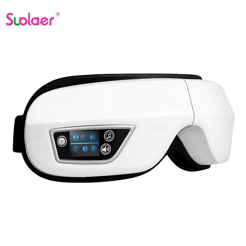 Smart Eye Massager with Heat Vibration Portable Electric Air Pressure Relaxing Airbag Vibrating Massage Machine Bluetooth Music
Smart Eye Massager with Heat Vibration Portable Electric Air Pressure Relaxing Airbag Vibrating Massage Machine Bluetooth Music