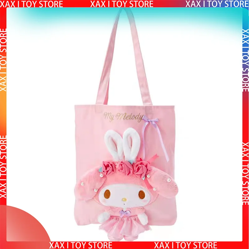 New Cartoon Kawaii Cute My Melody Plush Storage Bag Portable Basket Handbag Cosmetic Bag Cute Floral Pink Rabbit Girls Toy Gift 
New Cartoon Kawaii Cute My Melody Plush Storage Bag Portable Basket Handbag Cosmetic Bag Cute Floral Pink Rabbit Girls Toy Gift