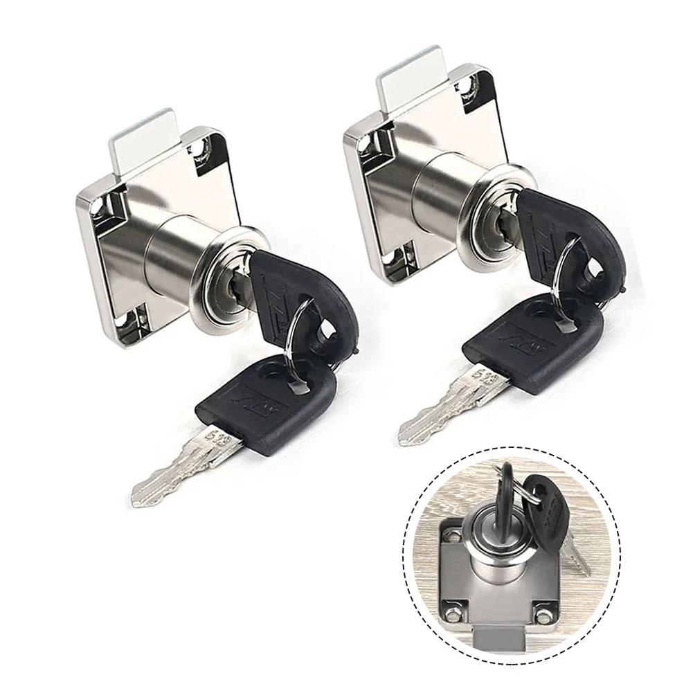 Cabinet Lock Stainless Steel Plated Drawer Locks with Keys Suitable for Desk Drawers Electric Cabinets and Tool Boxes
Cabinet Lock Stainless Steel Plated Drawer Locks with Keys Suitable for Desk Drawers Electric Cabinets and Tool Boxes