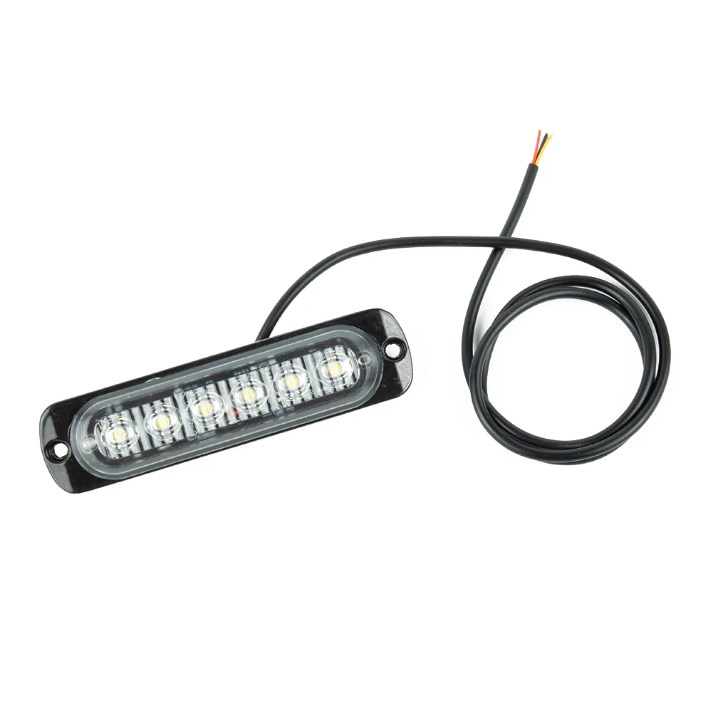 DRL 18W 112*28mm Car Flash Light 6LED White DC 12V-24V 333mA Daytime Running Light Fog Replacement 2018 NEW HOT
DRL 18W 112*28mm Car Flash Light 6LED White DC 12V-24V 333mA Daytime Running Light Fog Replacement 2018 NEW HOT