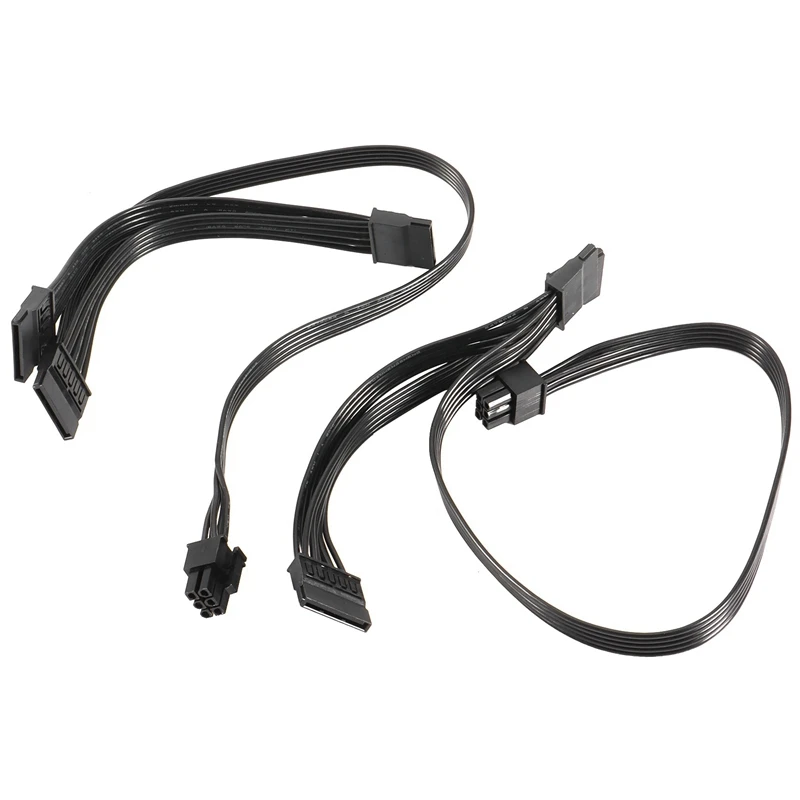 Кабель питания с 6 контактами на 3 SATA для EVGA Supernova 650 750 850 1000 1600 G2 G3 P2 T2 GS, 4 шт.
Кабель питания с 6 контактами на 3 SATA для EVGA Supernova 650 750 850 1000 1600 G2 G3 P2 T2 GS, 4 шт.