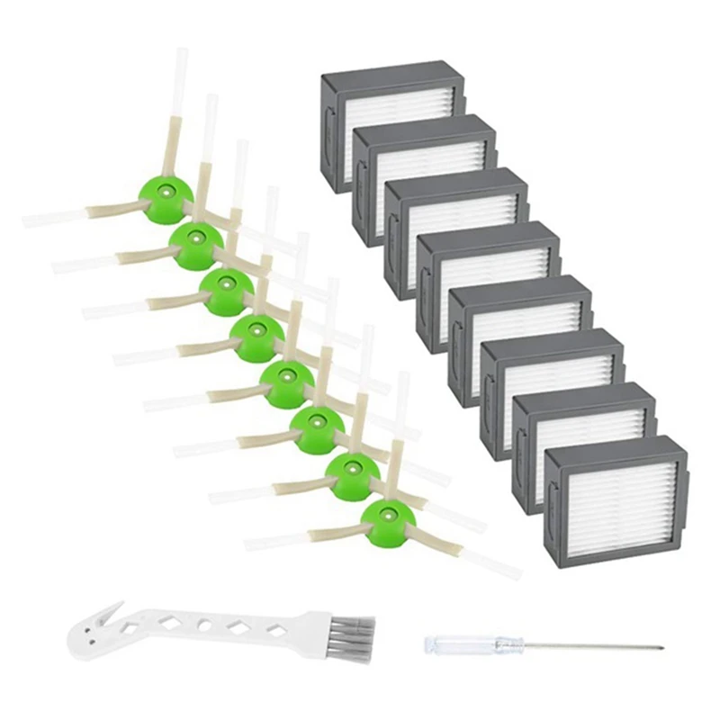 High Efficiency Filters Edge-Sweeping Brushes Replacement Parts For Irobot Roomba I7 I7+/I7 Plus E5 E6 E7 Vacuum Cleaner
High Efficiency Filters Edge-Sweeping Brushes Replacement Parts For Irobot Roomba I7 I7+/I7 Plus E5 E6 E7 Vacuum Cleaner