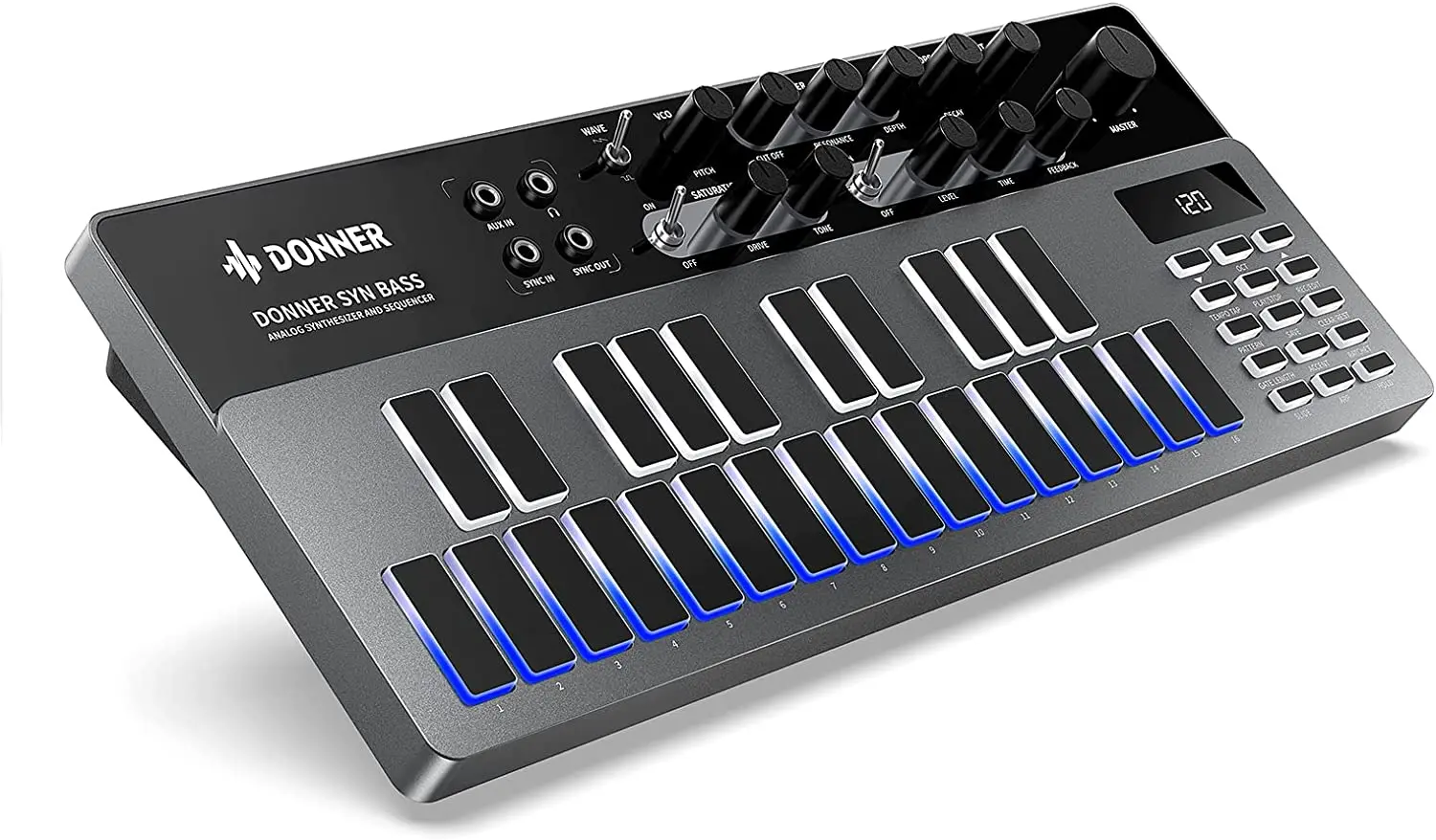 Summer discount of 50%Analog Bass Synthesizer and Sequencer, Donner B1 Controller
Summer discount of 50%Analog Bass Synthesizer and Sequencer, Donner B1 Controller