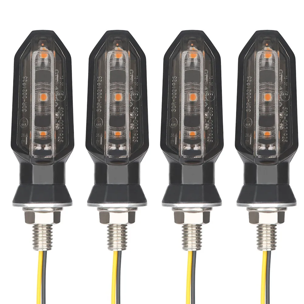 4Pcs Turn Signal Lights Universal Motorcycle LED Turn Signals Long Short Turn Signal Indicator Lights Waterproof Amber Lights
4Pcs Turn Signal Lights Universal Motorcycle LED Turn Signals Long Short Turn Signal Indicator Lights Waterproof Amber Lights