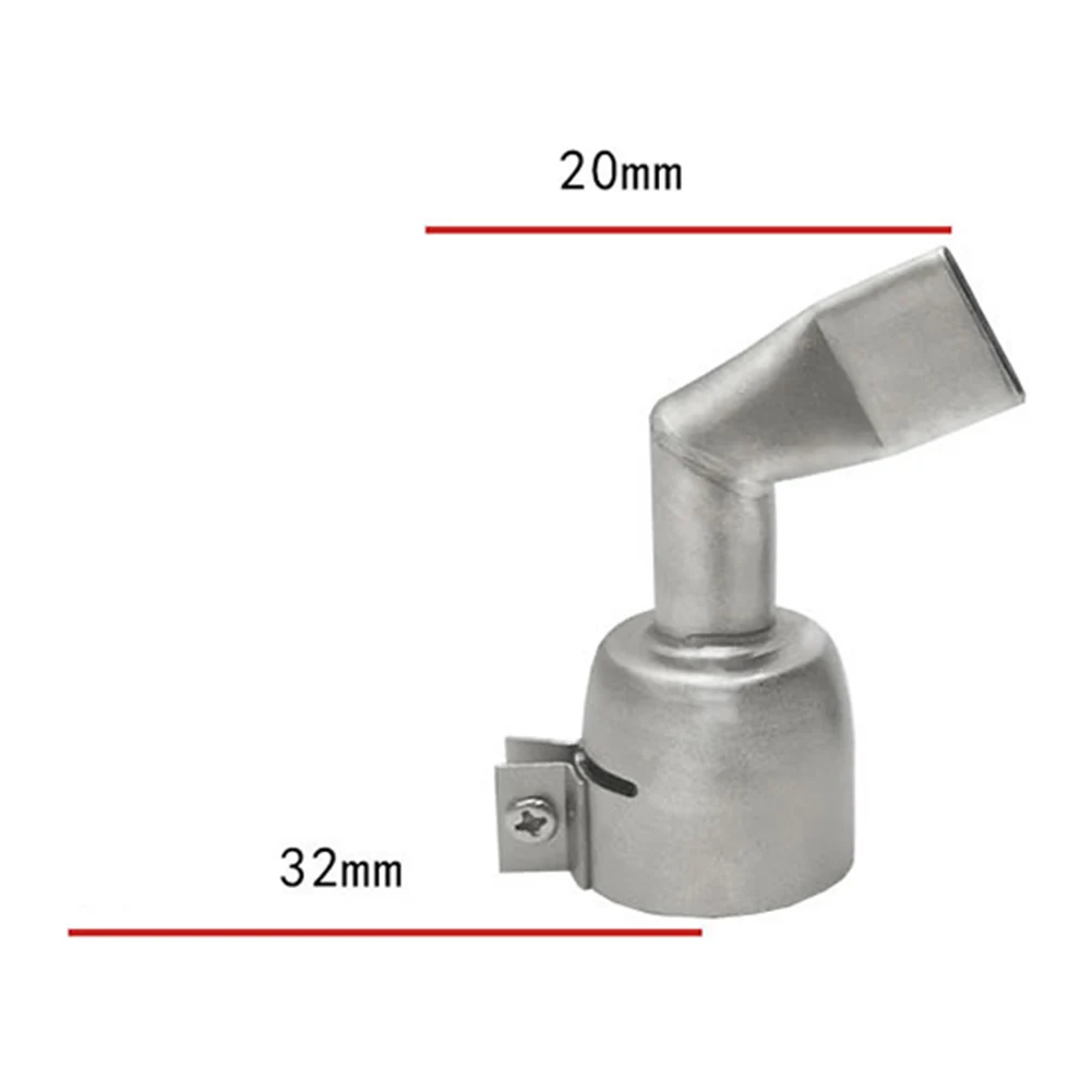 Angled Wide Welding tip Slot Weld Nozzle Accessories For Traic S Hot Air Nozzle Stainless steel Tools Durable New
Angled Wide Welding tip Slot Weld Nozzle Accessories For Traic S Hot Air Nozzle Stainless steel Tools Durable New