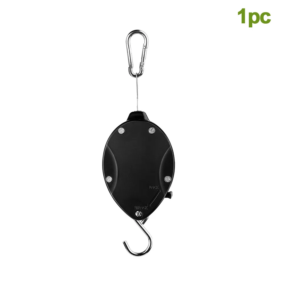 Plant Pulley Hook Flower Hanger Hook Gardening Supplies 1/2/4pcs Adjustable Black PP Retractable Gardening Tool
Plant Pulley Hook Flower Hanger Hook Gardening Supplies 1/2/4pcs Adjustable Black PP Retractable Gardening Tool