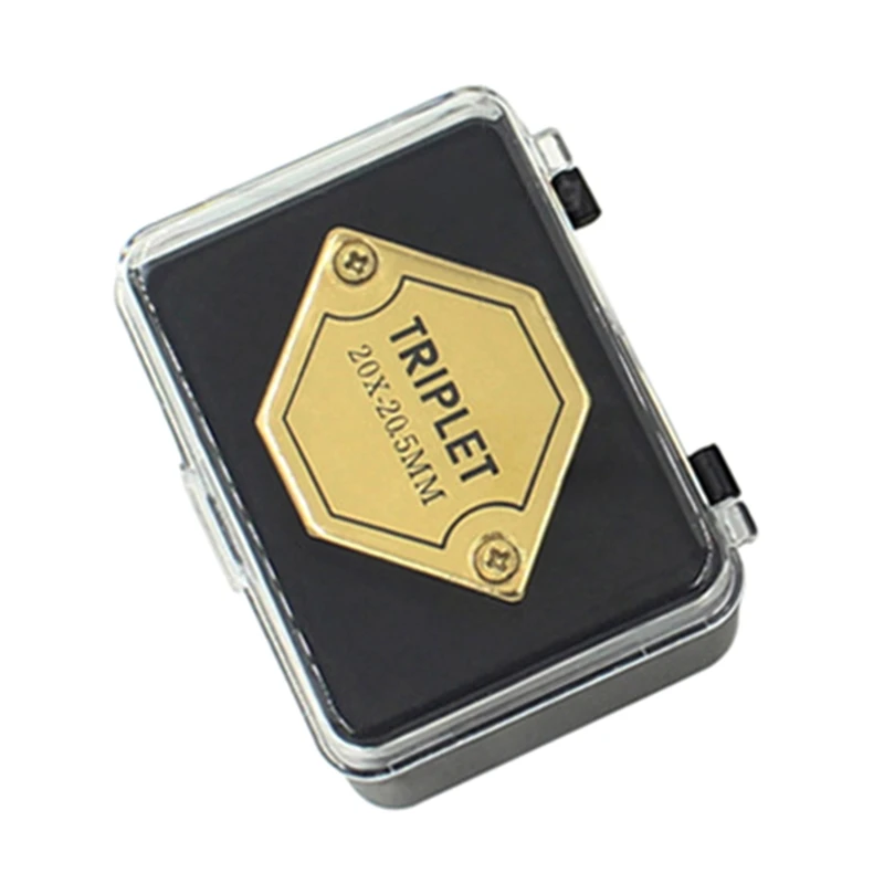 Pocket Jeweler Lens 20X 20.5mm Loupe Magnifying Eye Glass Magnifier Golden Birthday Gift for Parents Seniors Elders
Pocket Jeweler Lens 20X 20.5mm Loupe Magnifying Eye Glass Magnifier Golden Birthday Gift for Parents Seniors Elders