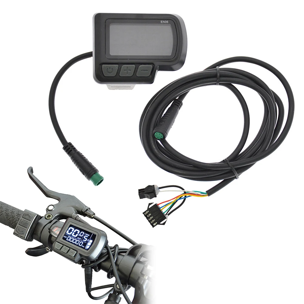 24V/36V/48V E-Bike EN06 LCD Display Control Panel With Adapter Cable For Electric Bicycle Scooter Replacement Accessories
24V/36V/48V E-Bike EN06 LCD Display Control Panel With Adapter Cable For Electric Bicycle Scooter Replacement Accessories