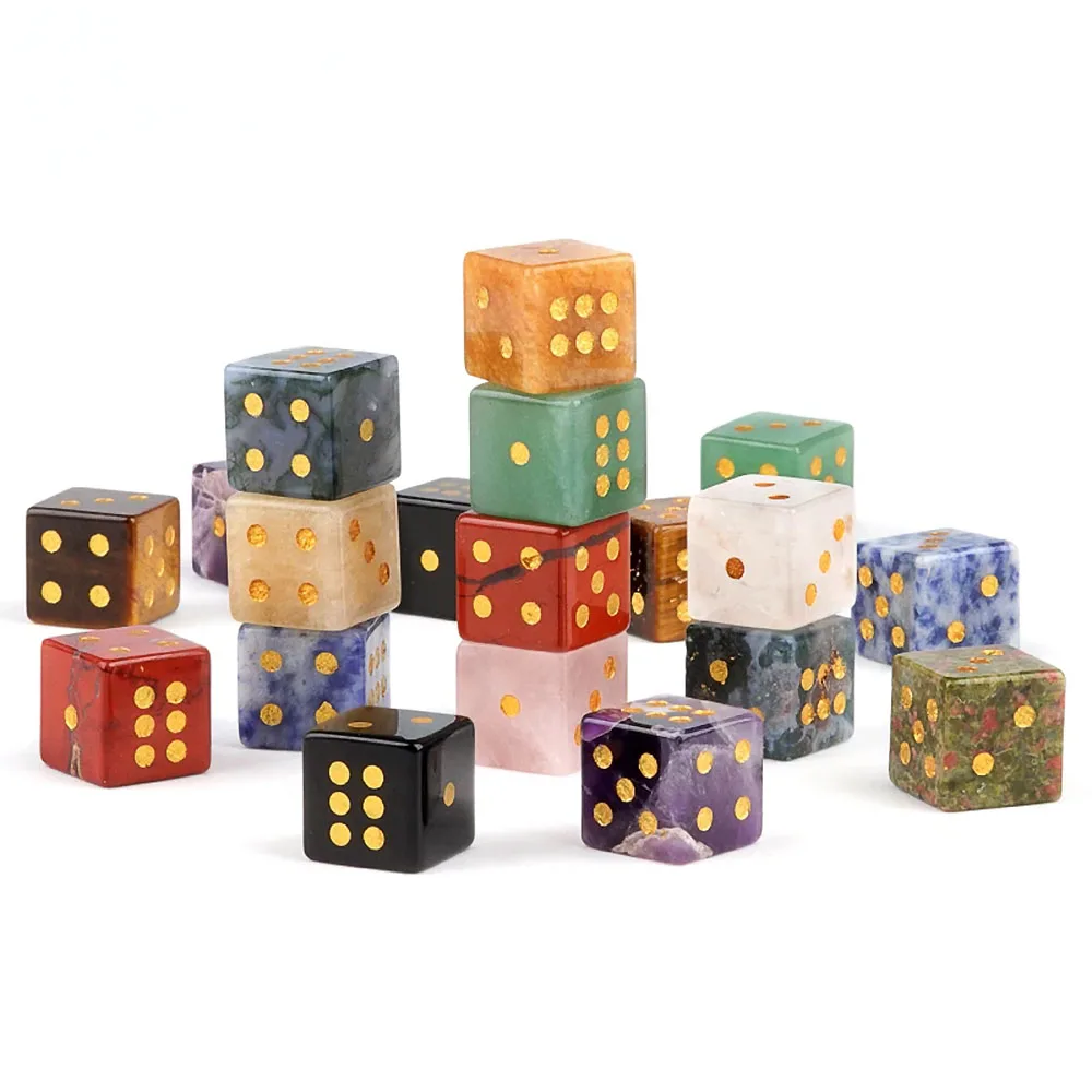 Д6 кубики из натурального камня 16 мм Jin Shi Yuan
Д6 кубики из натурального камня 16 мм Jin Shi Yuan