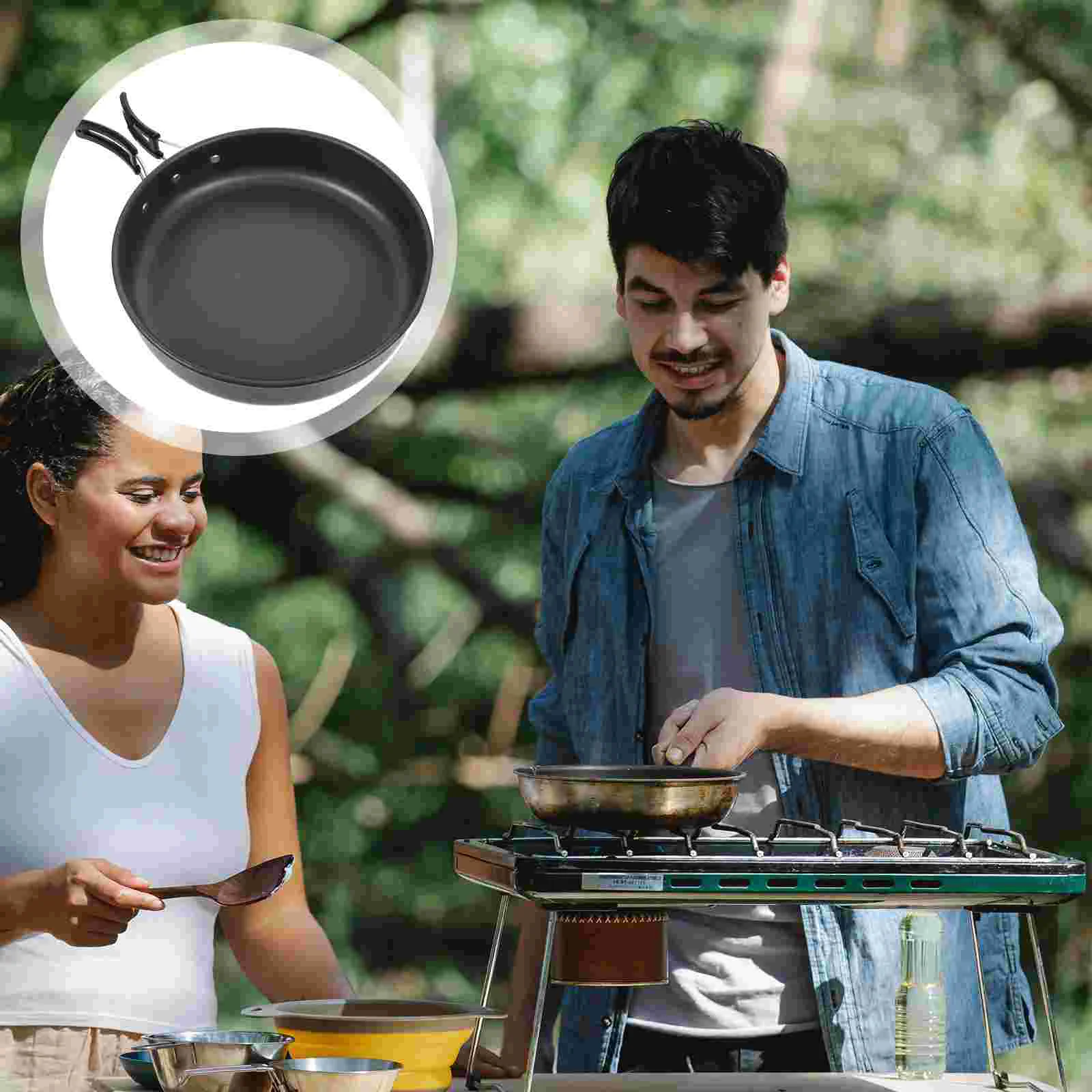 Grill Pan Camping Outdoor Griddle Extra Large Steak Kitchen Grilling Polyester Handle Frying Travel Pans
Grill Pan Camping Outdoor Griddle Extra Large Steak Kitchen Grilling Polyester Handle Frying Travel Pans