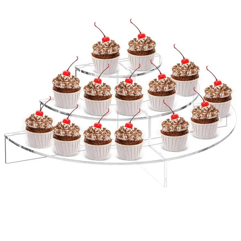 Acrylic Cake Stand Clear 3 Tier Cake Display Risers Half Moon Cupcake Tower Countertop Dessert Stand For Cake Cupcake Appetizer
Acrylic Cake Stand Clear 3 Tier Cake Display Risers Half Moon Cupcake Tower Countertop Dessert Stand For Cake Cupcake Appetizer