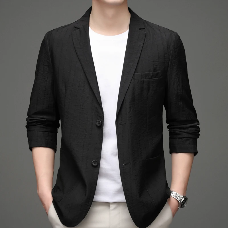 Wintersweet Men's Korean-Style Casual Small Suit Brand Single Suit Men's Spring and Autumn New Thin Coat Wintersweet Men's Suit
Wintersweet Men's Korean-Style Casual Small Suit Brand Single Suit Men's Spring and Autumn New Thin Coat Wintersweet Men's Suit