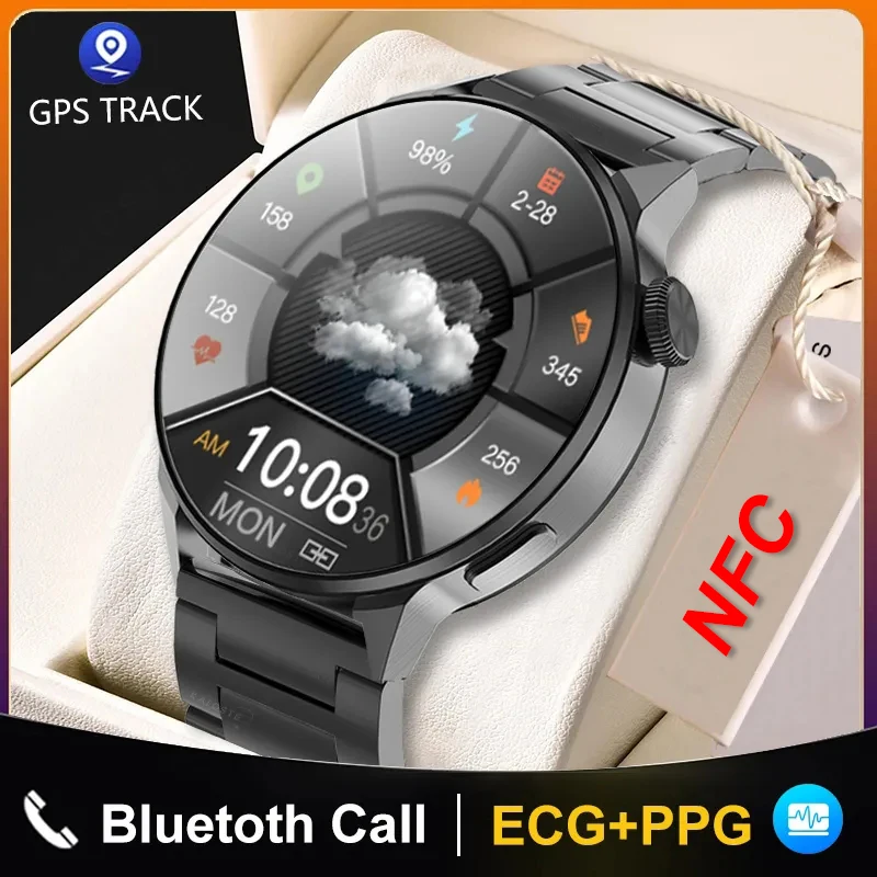 2023 NFC Smart Watch Men GPS Track Bluetooth Call Sport Watch Wireless Charging Custom Dial Heart Rate ECG Smartwatch For Xiaomi
2023 NFC Smart Watch Men GPS Track Bluetooth Call Sport Watch Wireless Charging Custom Dial Heart Rate ECG Smartwatch For Xiaomi