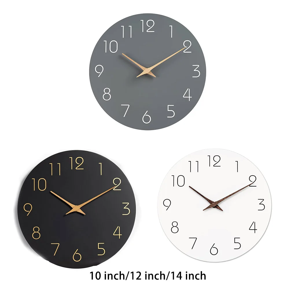 Density Board Wall-mounted Clock Round Simple Style Replacement Wall Hanging Battery Powered Home Bedroom Clocks
Density Board Wall-mounted Clock Round Simple Style Replacement Wall Hanging Battery Powered Home Bedroom Clocks