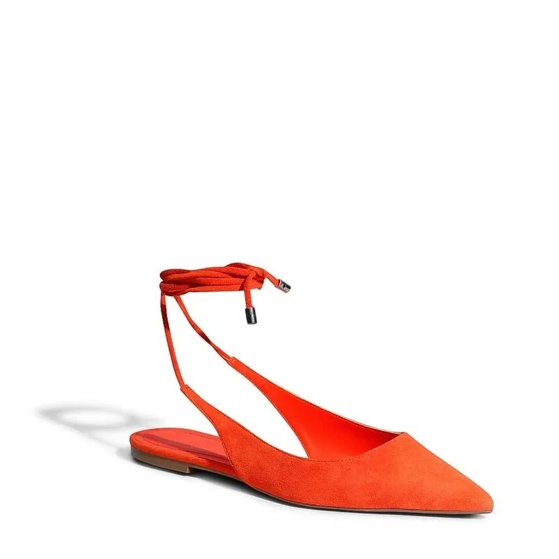 Women Flat Shoes Ankle Strap Lace Up Pointed Toe Casual Ladies Shoes 2022 Spring Autumn Fashion Women's Flats
Women Flat Shoes Ankle Strap Lace Up Pointed Toe Casual Ladies Shoes 2022 Spring Autumn Fashion Women's Flats