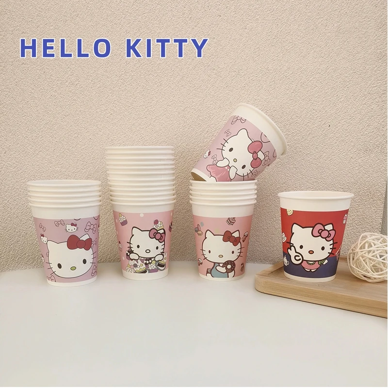 Sanrio Hello Kitty 250Ml Disposable Paper Cup Office Household 50Pcs Water Cup Thicken Leakproof Safety Durable Girlfriend Gift
Sanrio Hello Kitty 250Ml Disposable Paper Cup Office Household 50Pcs Water Cup Thicken Leakproof Safety Durable Girlfriend Gift