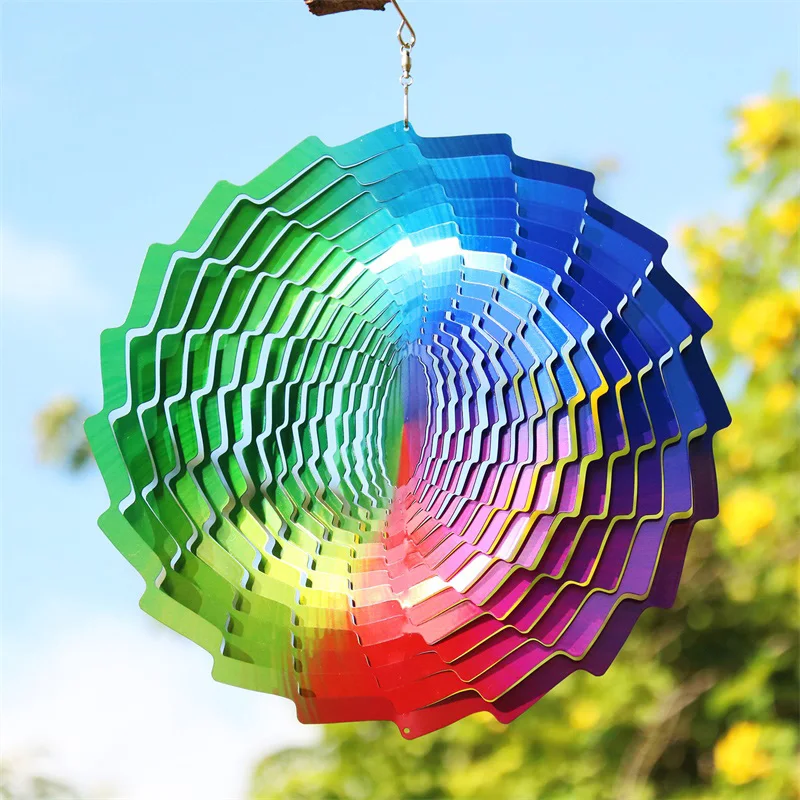 Colorful Tunnel Wind Spinner Garden Wind Chimes Hanging Decorations Outdoor Wedding Room Wind Bell Rustic Farm House Home Decor
Colorful Tunnel Wind Spinner Garden Wind Chimes Hanging Decorations Outdoor Wedding Room Wind Bell Rustic Farm House Home Decor