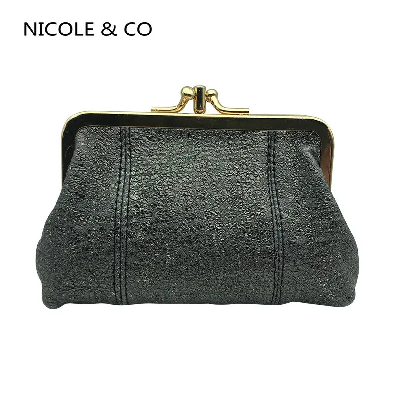 Кошелек женский из овечьей кожи, с металлической застежкой 
Кошелек женский из овечьей кожи, с металлической застежкой