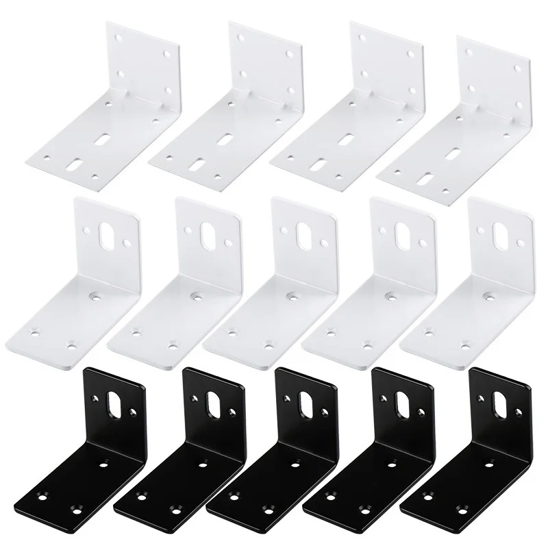 Black thickened angle iron cabinet, bathroom cabinet, corner code, long hole, white corner code, 90 degree right angle, fixed
Black thickened angle iron cabinet, bathroom cabinet, corner code, long hole, white corner code, 90 degree right angle, fixed