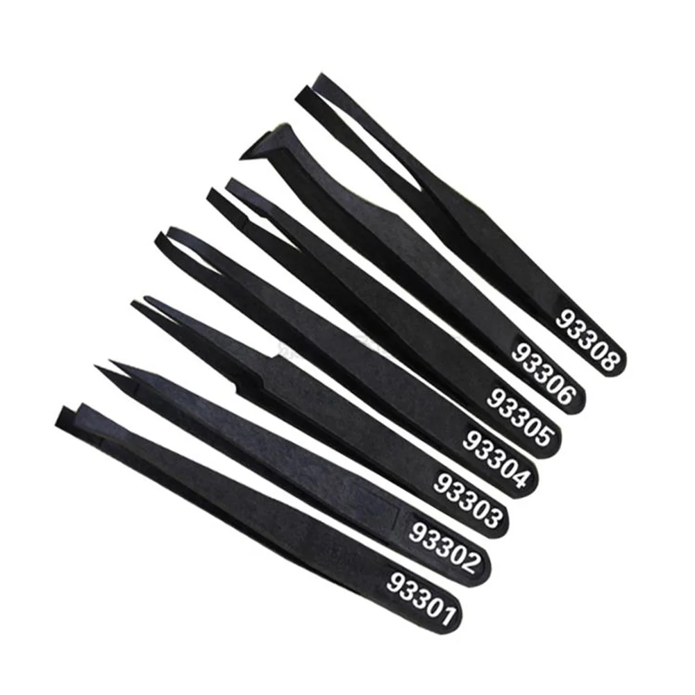 1pcs Anti-Static Plastic Tweezers Curved Straight Forceps Electronic Heat Resistant Repair Hand Tools Tweezers
1pcs Anti-Static Plastic Tweezers Curved Straight Forceps Electronic Heat Resistant Repair Hand Tools Tweezers