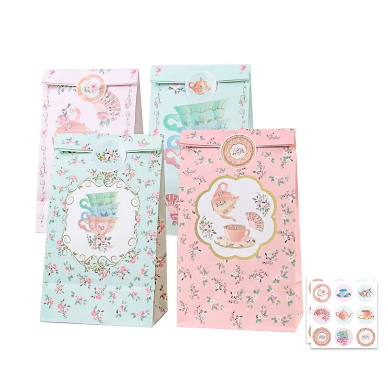 12pcs Tea Party Favors Candy Bags Floral Paper Gift Tea Themed Birthday Party Favors wedding decor Gift Treat Bags for Guests 
12pcs Tea Party Favors Candy Bags Floral Paper Gift Tea Themed Birthday Party Favors wedding decor Gift Treat Bags for Guests