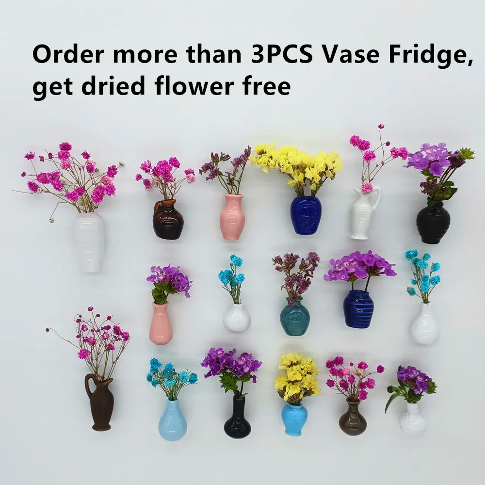 Mini Ceramics Vase Fridge Magnet DIY Porcelain Vase Refrigerator Magnet Message Sticker flowers Green Plant on Kitchen Gift
Mini Ceramics Vase Fridge Magnet DIY Porcelain Vase Refrigerator Magnet Message Sticker flowers Green Plant on Kitchen Gift